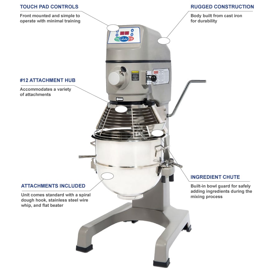 Globe SP30 30 qt Mixer Floor Model, 1 hp, 115v