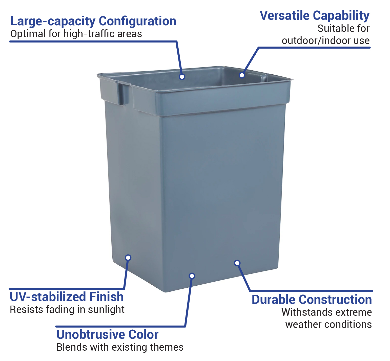 Rubbermaid 256K Features