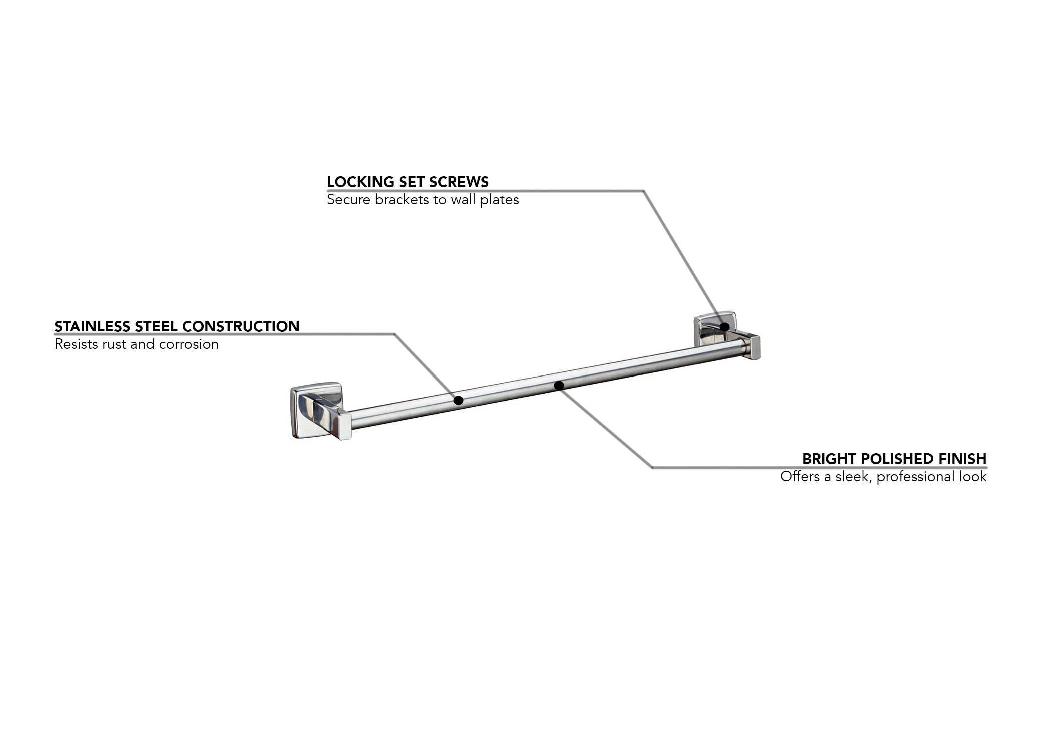 Bobrick B674X18 Features