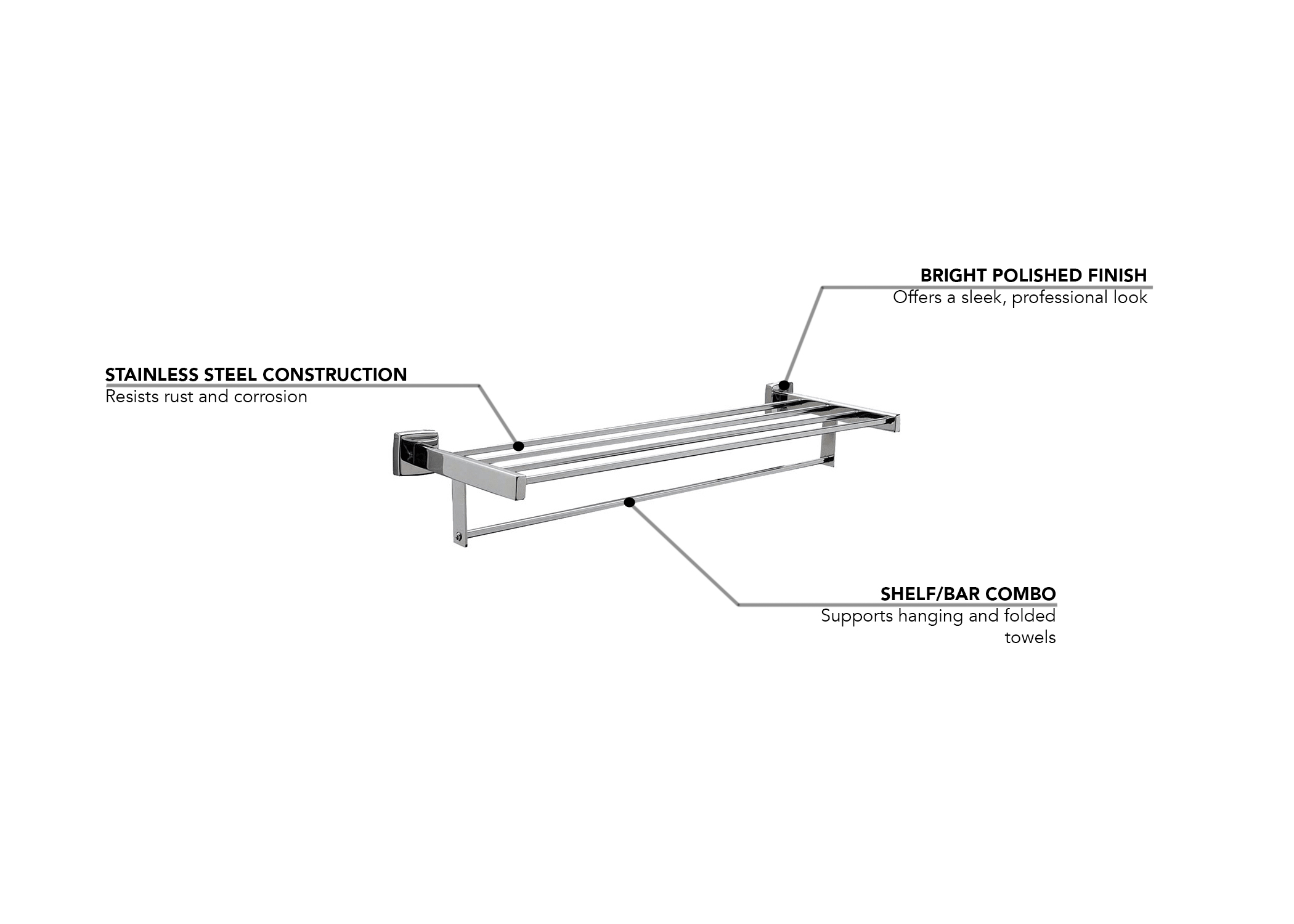 Bobrick B676X24 Features