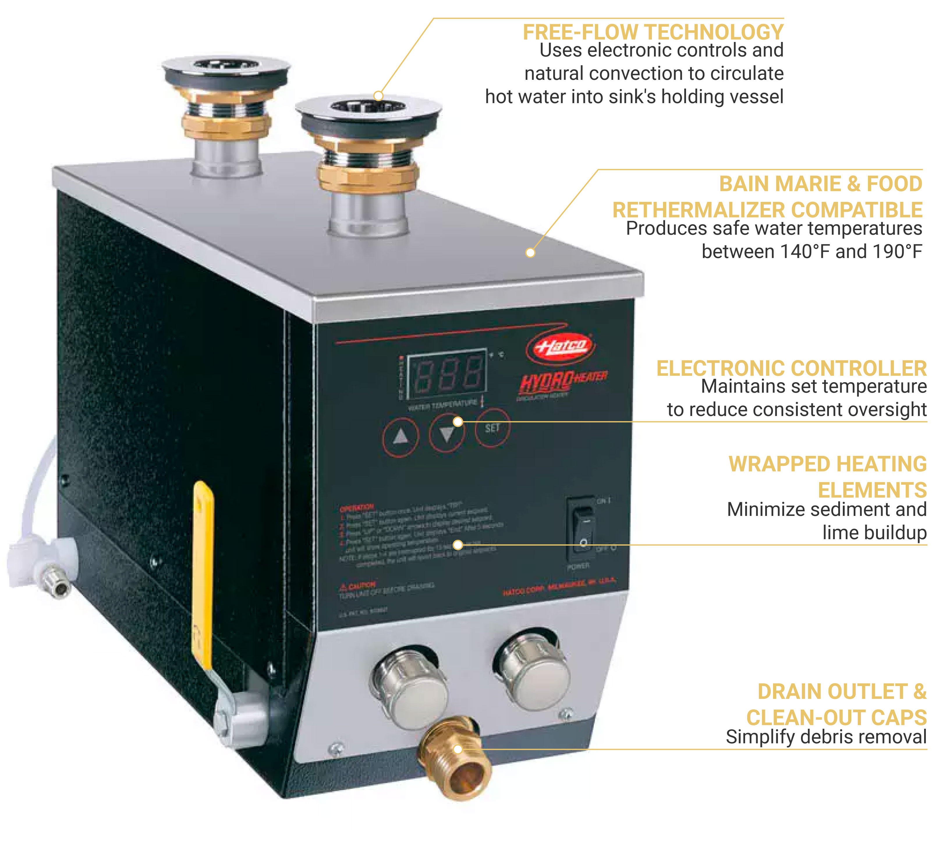 Hatco FR24208B Features