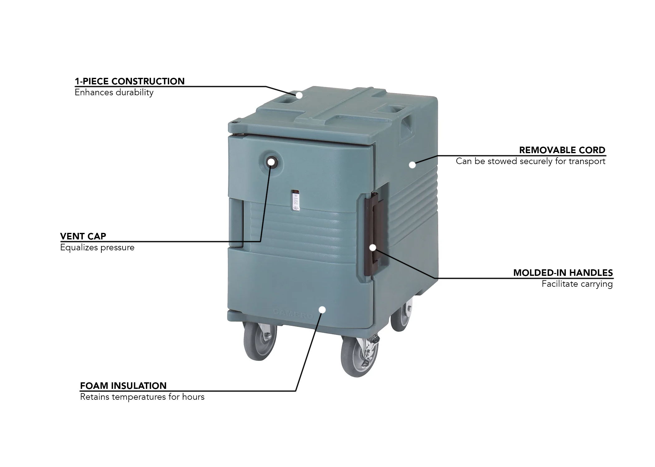 Cambro UPCHW400401 Features