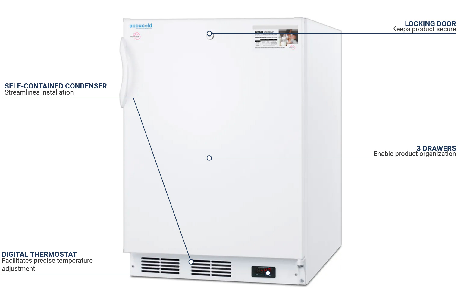 Accucold VT65MLBIMCADA Features