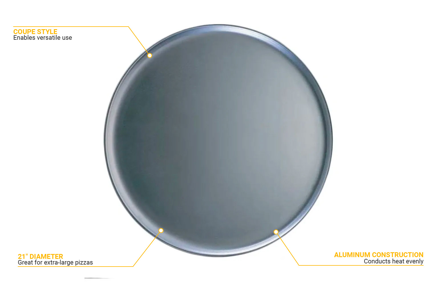 American Metalcraft HACTP21 Features