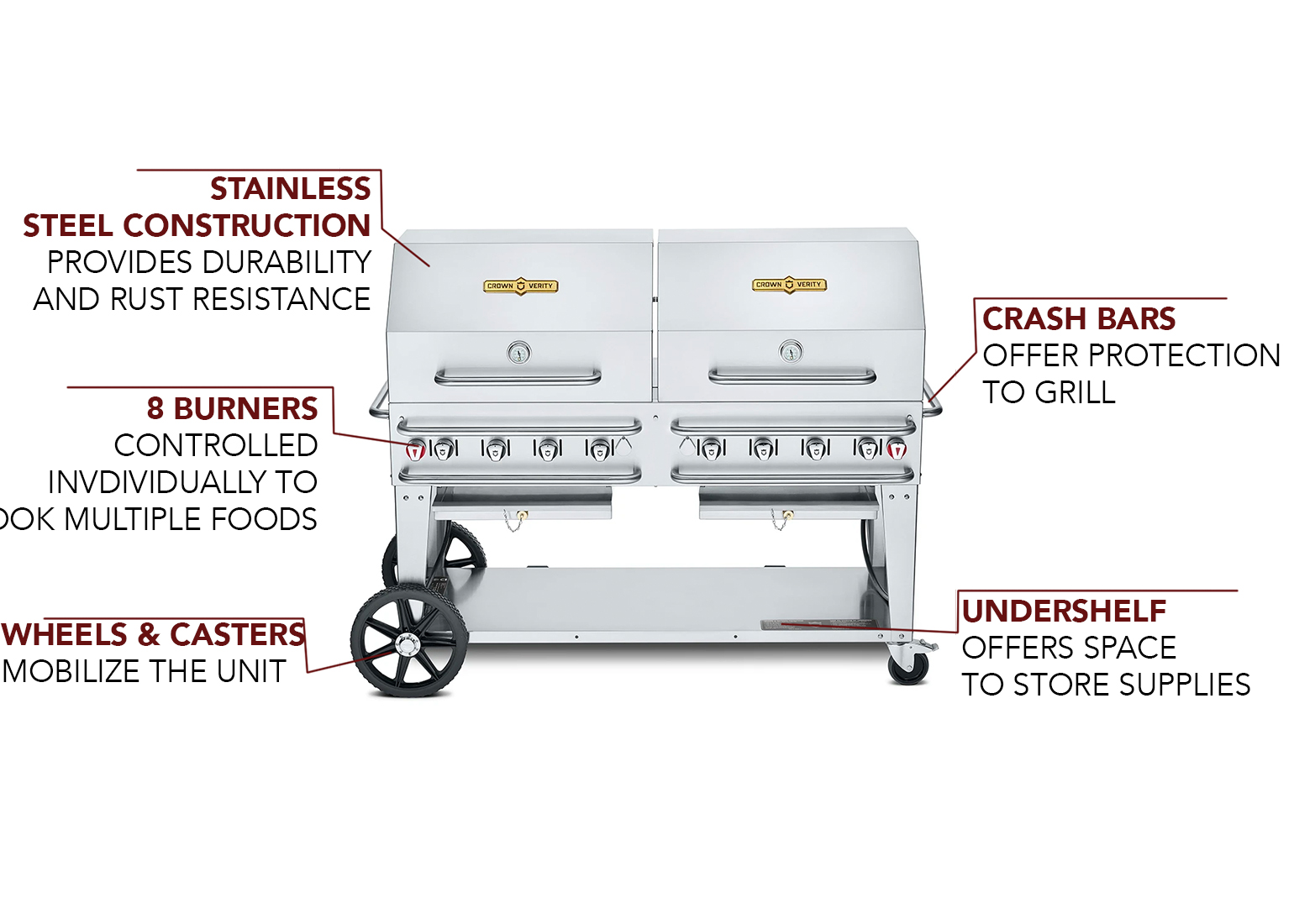 Crown Verity CVRCB60RDPSI5010 Features
